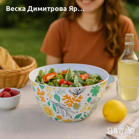 Меламинова купа 25см – шарен дизайн, снимка 4 - Форми - 51412838