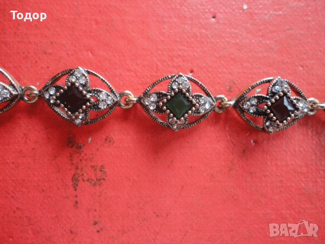 Страхотна гривна с камъни , снимка 3 - Гривни - 44733786