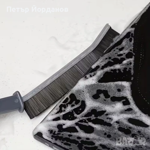 Здрава почистваща четка с твърд косъм за фуги, плочки и прозорци – мултифункционална, снимка 5 - Други стоки за дома - 53230726