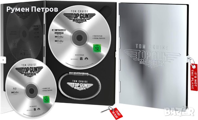 Aero Design Steelbook TOP GUN MAVERICK - Ultra Limited Edition 4K+Blu Ray Metal Pack Steelbook, снимка 6 - Blu-Ray филми - 44306963