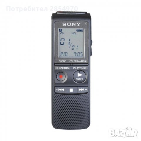 Sony ICD-PX820 MP3 цифров диктофон с USB връзка, снимка 1 - Други - 38071248