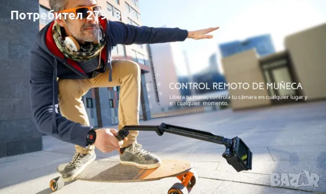 COOAU 4K20MP WiFi екшън камера външен микрофон дистанционно подводна, снимка 8 - HD камери - 48264772