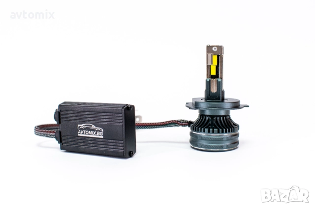 LED Крушки Н4 100w 10000LM,12-24v canbus, снимка 6 - Аксесоари и консумативи - 51803955