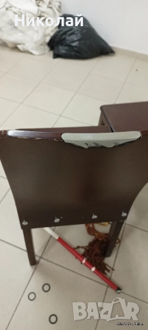 дървени столове два броя, снимка 3 - Столове - 52856563