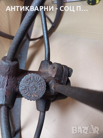 Комплект Стари Немски Метални Колела Общо Тегло 13кг. , снимка 5 - Антикварни и старинни предмети - 52930586