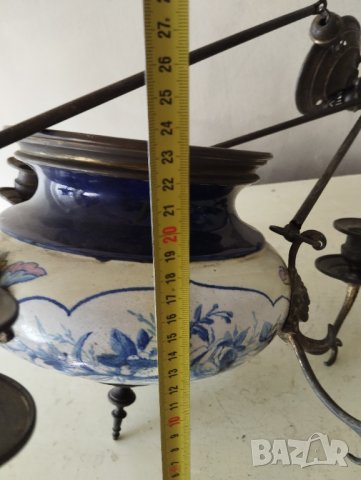 Стар полилей,кандилабър, снимка 4 - Полилеи - 42185487