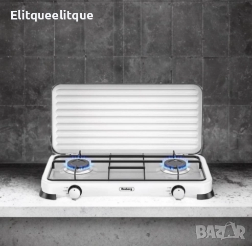 Двоен газов котлон с капак Rosberg, 30mbar\2x2.2kWh, снимка 6 - Котлони - 52241249