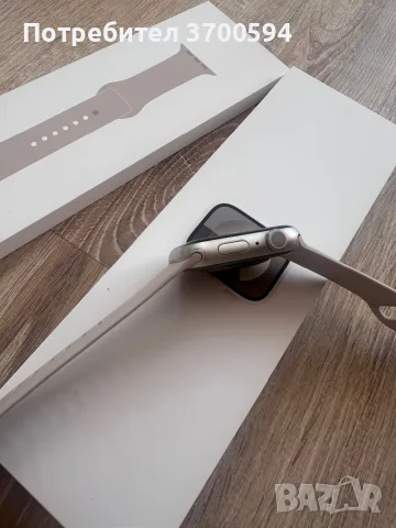 Apple Watch Series 9 45mm Starlight, снимка 4 - Смарт часовници - 56435191