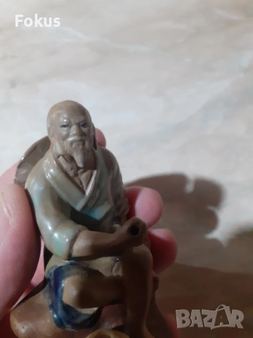 Стара малка фигурка статуетка, снимка 7 - Антикварни и старинни предмети - 53357217