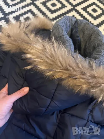 Зимно яке с естествен косъм M, снимка 1