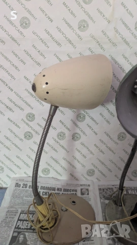 Стари промишлени лампи , снимка 3 - Настолни лампи - 54005807