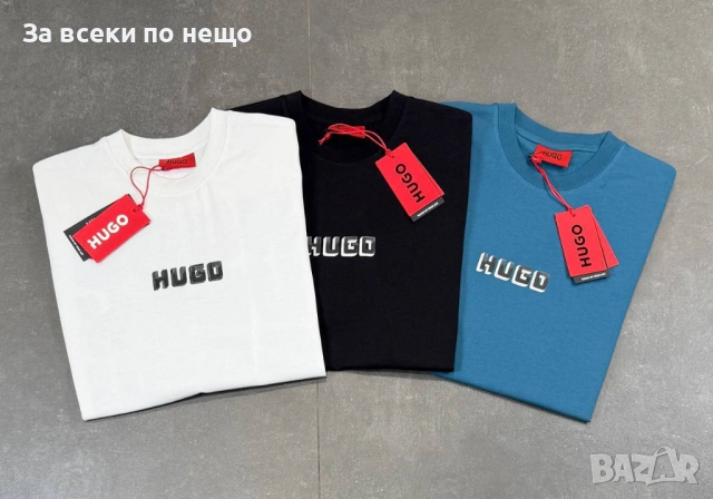 Hugo Boss Мъжка Бяла Тениска👕Мъжка Блуза С Къс Ръкав Код Mens P.260, снимка 2 - Тениски - 53922831