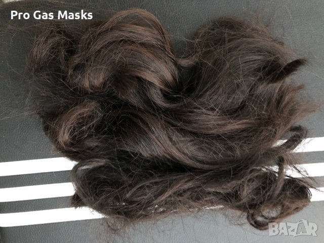 Естествена Коса тъмно кафява Дължина 25-30 см само за 30 лв, снимка 1 - Други - 39354981