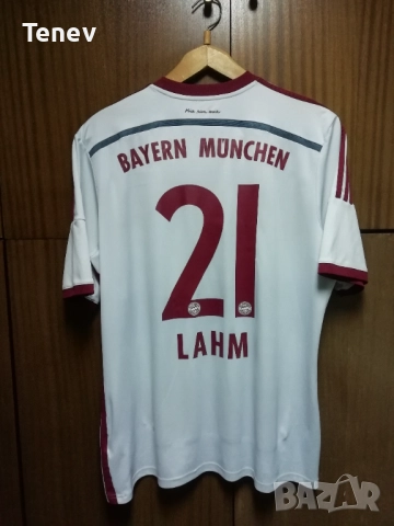 Bayern Munich Lahm Away 2014 2015 Adidas XL оригинална тениска фланелка екип Байерн Мюнхен Лаам 