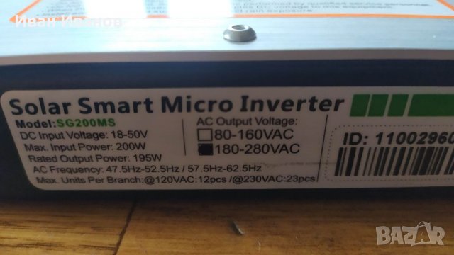 Микро Инвертор за фотоволтаични панели, снимка 2 - Друга електроника - 35030607