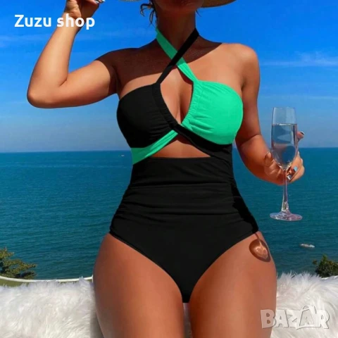 Дамски бански в различни цветове, снимка 5 - Бански костюми - 50755383