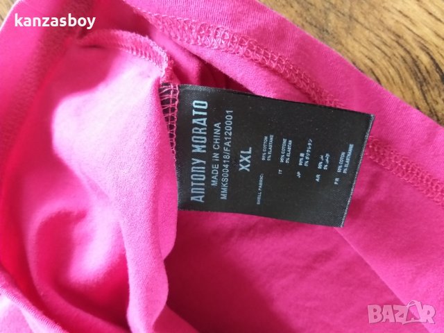 antony morato - страхотна мъжка тениска КАТО НОВА, снимка 7 - Тениски - 37104957