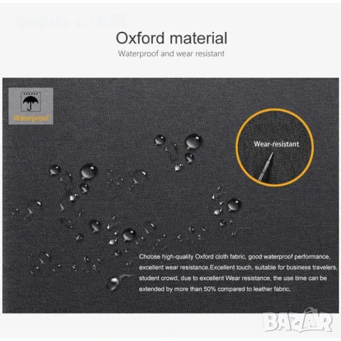 Раница за пътуване STELS, Ръчен багаж, 30x14x45см, Tъмносив, снимка 9 - Раници - 47373122