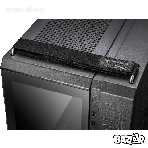 Кутия за компютър Геймърска Asus GT502 TUF 90DC0090-B09000 Черна ATX Middle Tower, снимка 6 - Захранвания и кутии - 40066809