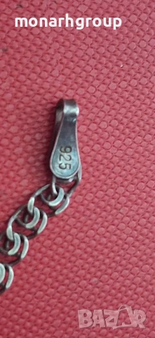 Сребърна верижка, снимка 4 - Колиета, медальони, синджири - 51410882