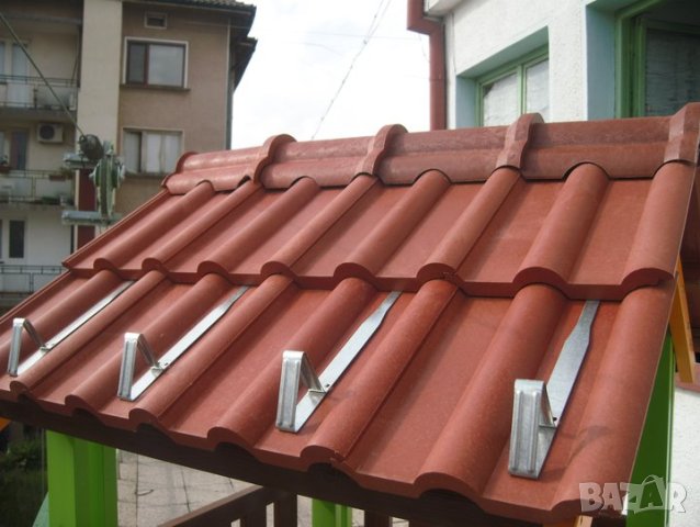 КЕРЕМИДИ, много здрави, тип-бетонови. Циглите са нови, продавам ги на цената на втора употреба. , снимка 4 - Строителни материали - 42139305