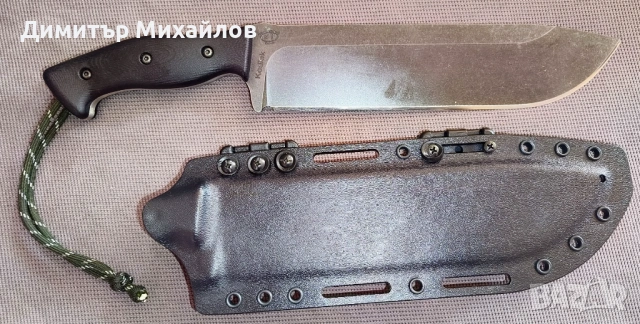 Нож Kodiak- SK85 - черен с черен coating на острието