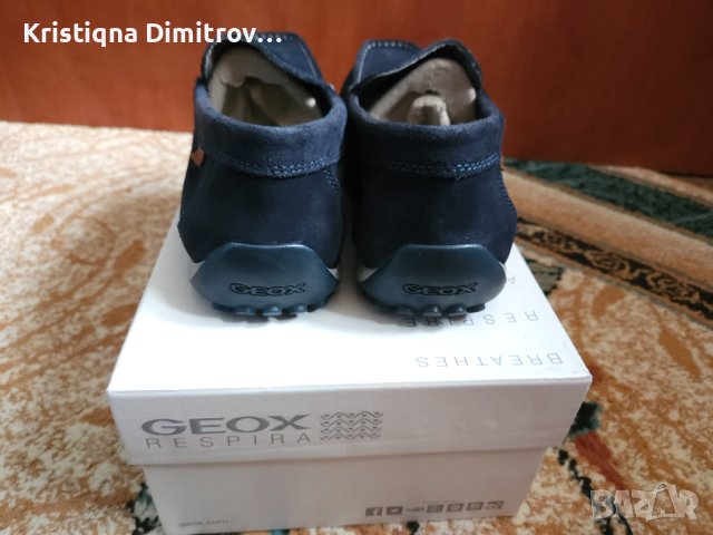 GEOX SS16 Navy Blue, Мъжки Мокасини, снимка 6 - Спортно елегантни обувки - 44274938