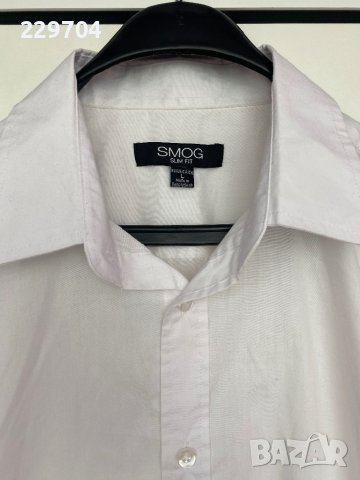 Мъжка Бяла риза , снимка 3 - Ризи - 42412850