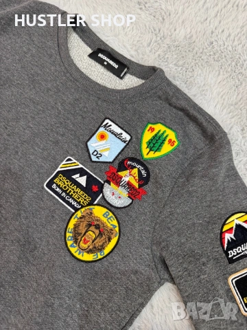 Мъжка блуза DSQUARED2. Размер М, снимка 2 - Блузи - 54192881