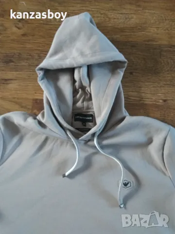 Emporio Armani Cotton Regular Fit Hooded - страхотно мъжко горнище КАТО НОВО М, снимка 4 - Спортни дрехи, екипи - 47779414