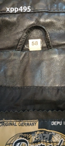 Пролетно кожено (естествена) яке голям размер 7XL като ново, 45 €, снимка 2 - Якета - 53286863