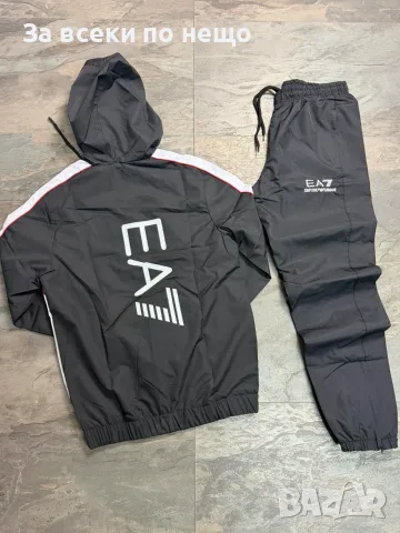 Emporio Armani Мъжки Шушляков Спортен Комплект🔝Мъжки Шушляков Спортен Екип - 4 Цвята Код NGHSP197, снимка 2 - Спортни дрехи, екипи - 56129385