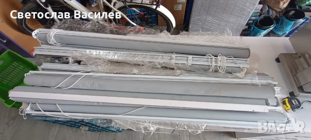 Ролетни щори - сиви, като нови, 10 бр., снимка 5 - Щори - 54108275