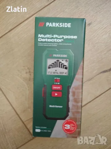 Tърсач на кабели и метал - Parkside , снимка 2 - Измервателни инструменти - 56255667