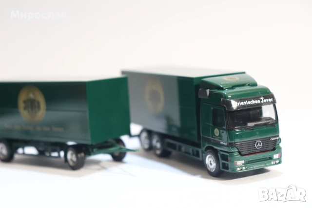 HERPA  H0 1/87 MERCEDES ACTROS ВЛЕКАЧ КАМИОН МОДЕЛ КОЛИЧКА, снимка 7 - Колекции - 50964480