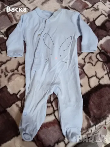 Бебешки ромпъри, боди с дълъг ръкав 0-3м, снимка 5 - Комплекти за бебе - 47435312