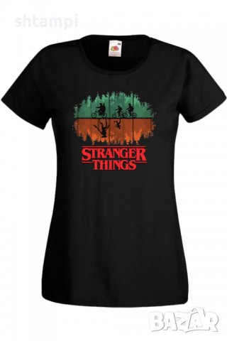 Дамска Тениска Stranger Things 2,Филм,Сериал,, снимка 2 - Тениски - 37314616