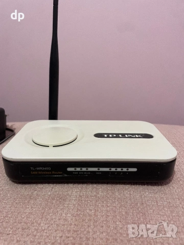 Продавам Рутер  TP-Link TL-WR340G с Адаптер