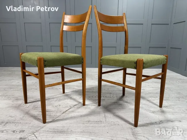 Винтидж трапезни столове К100, снимка 5 - Столове - 56018780