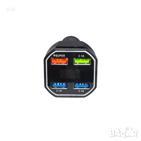 Волтметър електрически + 4 USB порта, снимка 2 - Аксесоари и консумативи - 47575441