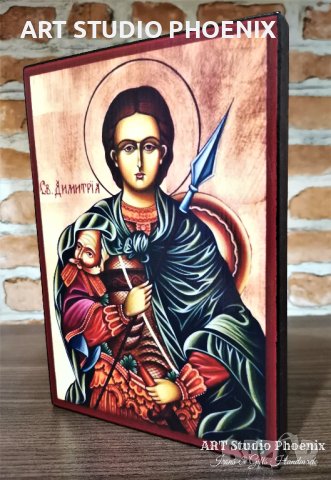 Икона на Свети Димитър icona Sveti Dimitar, различни изображения, снимка 6 - Икони - 12896741
