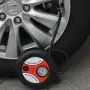 Компресор за гуми 12V с манометър и накрайници, снимка 2