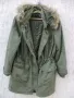 Дамско, зимно, дълго яке с качулка !, снимка 1