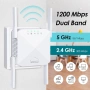 WiFi усилвател (Repeater) 1200 Mbps – Dual Band 2.4/5GHz, снимка 2