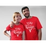 🌲🌟🎁 Коледни тениски за влюбени - Team Rudolph 💞😍, снимка 1