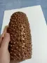 Златистокафява пластмасова ваза , снимка 3