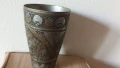 Османска,чаша,бокал,рьчно рисувана,гравюри,бронз, 3 цвята, снимка 3