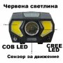 LED челник CREE LED+COB CREE LED, СЕНЗОР ЗА ДВИЖЕНИЕ, снимка 2