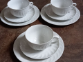 Три тройни сета немски фин костен порцелан Seltmann Weiden , снимка 10