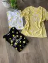 Тениска с лимони и надпис Hello Yellow в жълт цвят, снимка 5